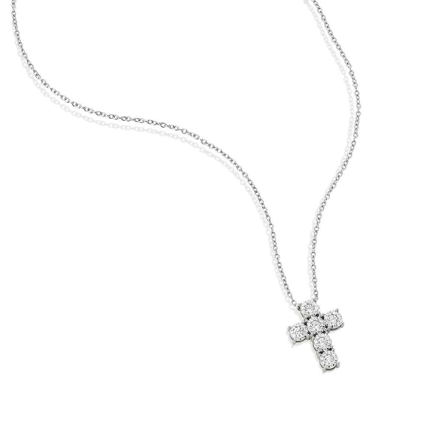 Colgantes Joyeria | Colgante Cruz Latina Dur N Con Diamantes