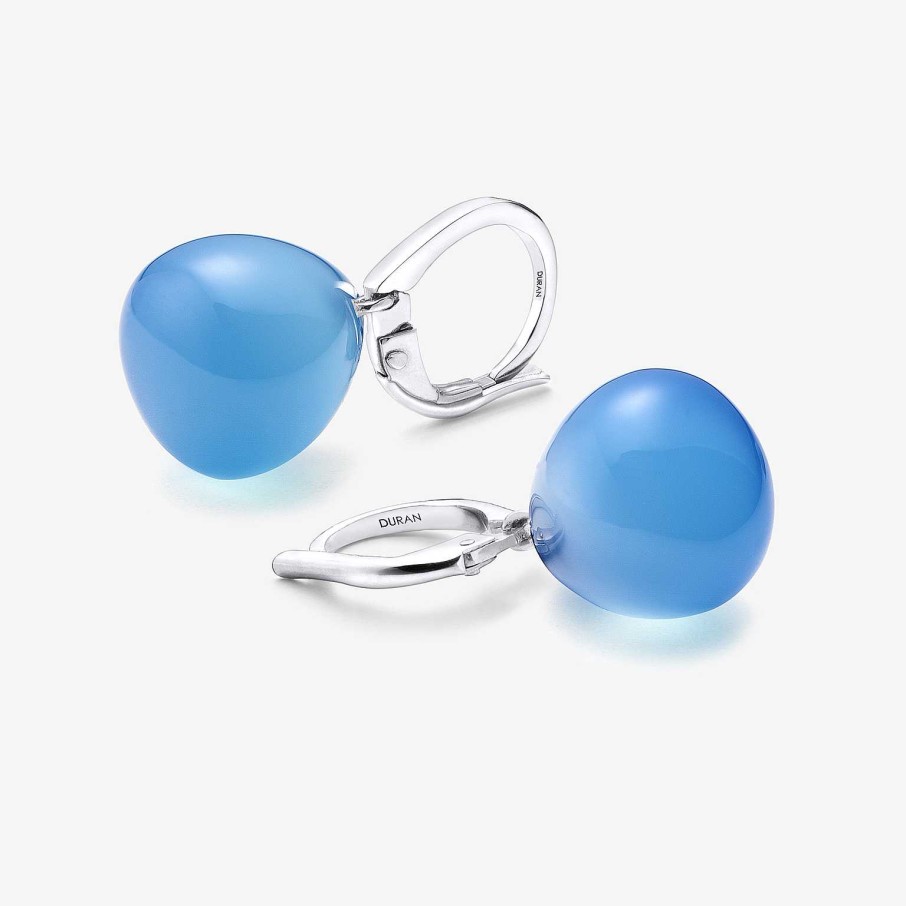 Pendientes Joyeria | Pendientes Dur N Con Cuarzo Azul